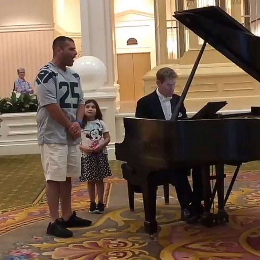 VIDEO: Dad goes viral after video shows him belting 'Ave Maria' at Disney World 