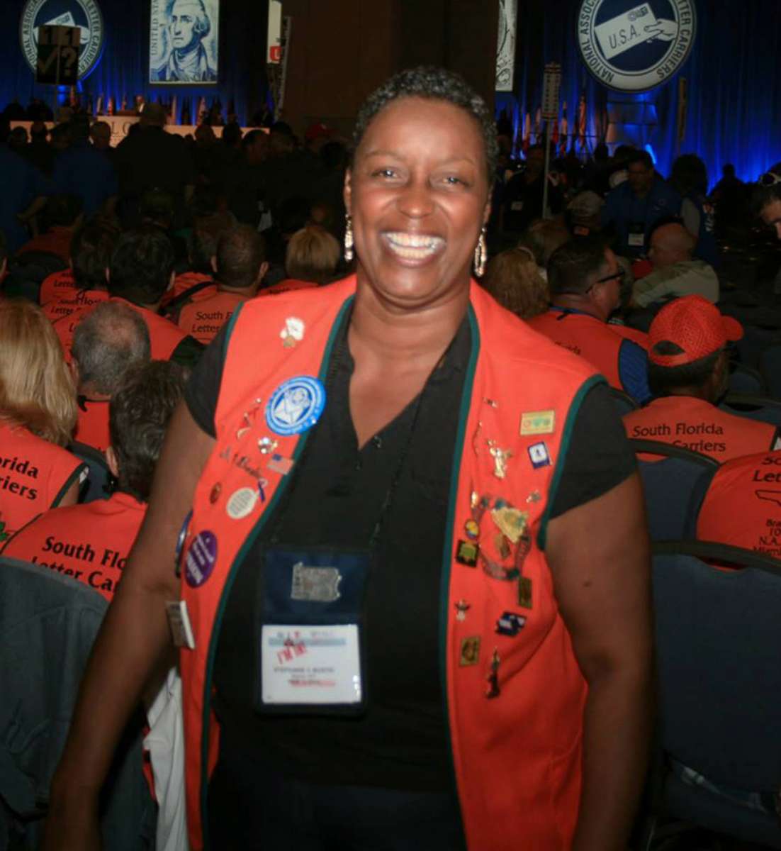 PHOTO: Stephanie Hayes-Bostic retired from the USPS in 2018. 