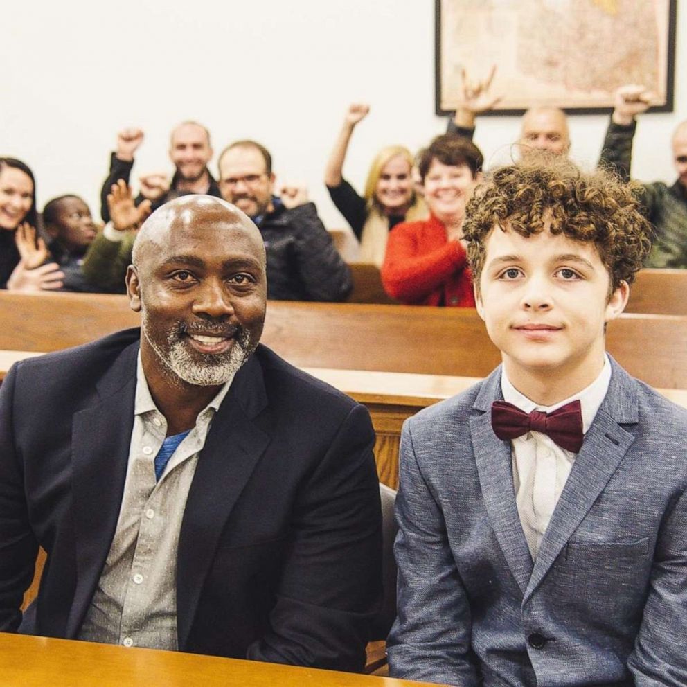 PHOTO: Tony Mutbazi had been in the foster care system since the age of 2. In November 2019, he was adopted by Peter Mutbazi of Charlotte, North Carolina.