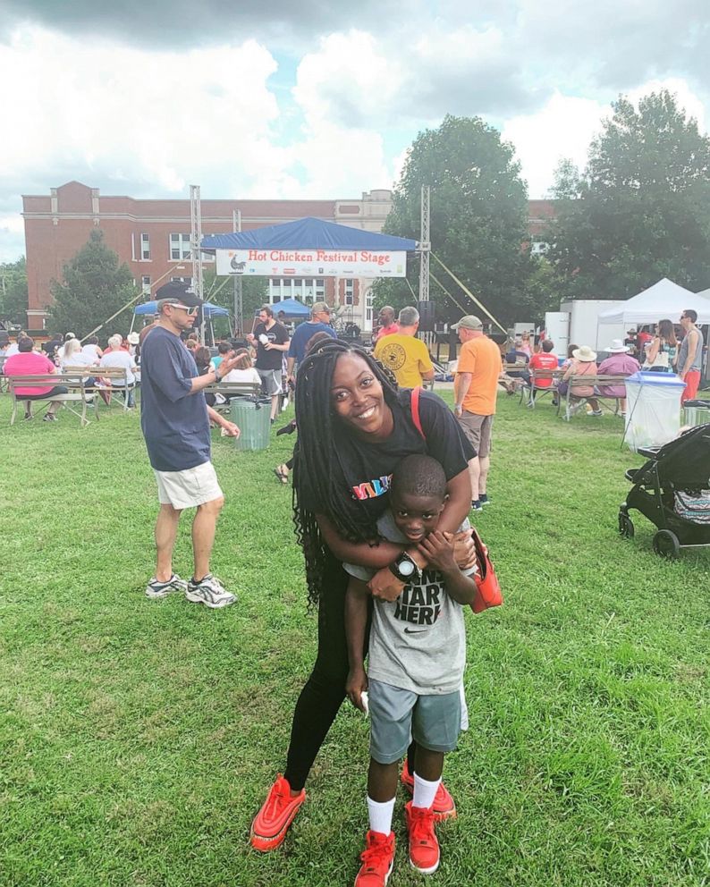 PHOTO: Soncya Williams of Nashville, Tennessee, is seen in a photo taken in 2019 with her son, Elijah, 7.