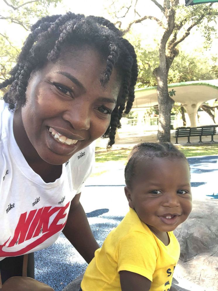 PHOTO: Sherina Akins of Miami, Florida, is pictured with her son, Isaiah, 1.