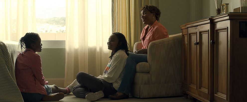 PHOTO: Demi Singleton, Saniyya Sidney and Aunjanue Ellis in a scene from "King Richard."