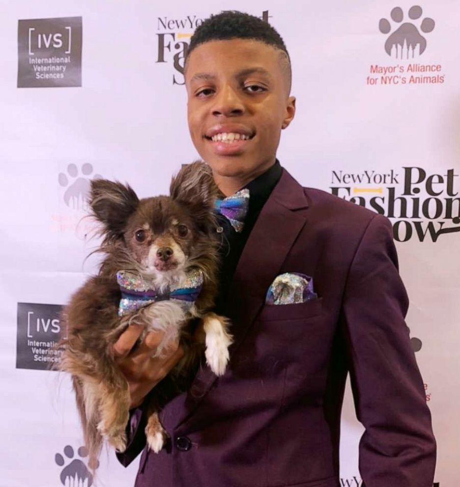 PHOTO: Sir Darius Brown says he decided to start helping dogs after he saw animals coming to New York shelters after Hurricane Harvey and Hurricane Irma.
