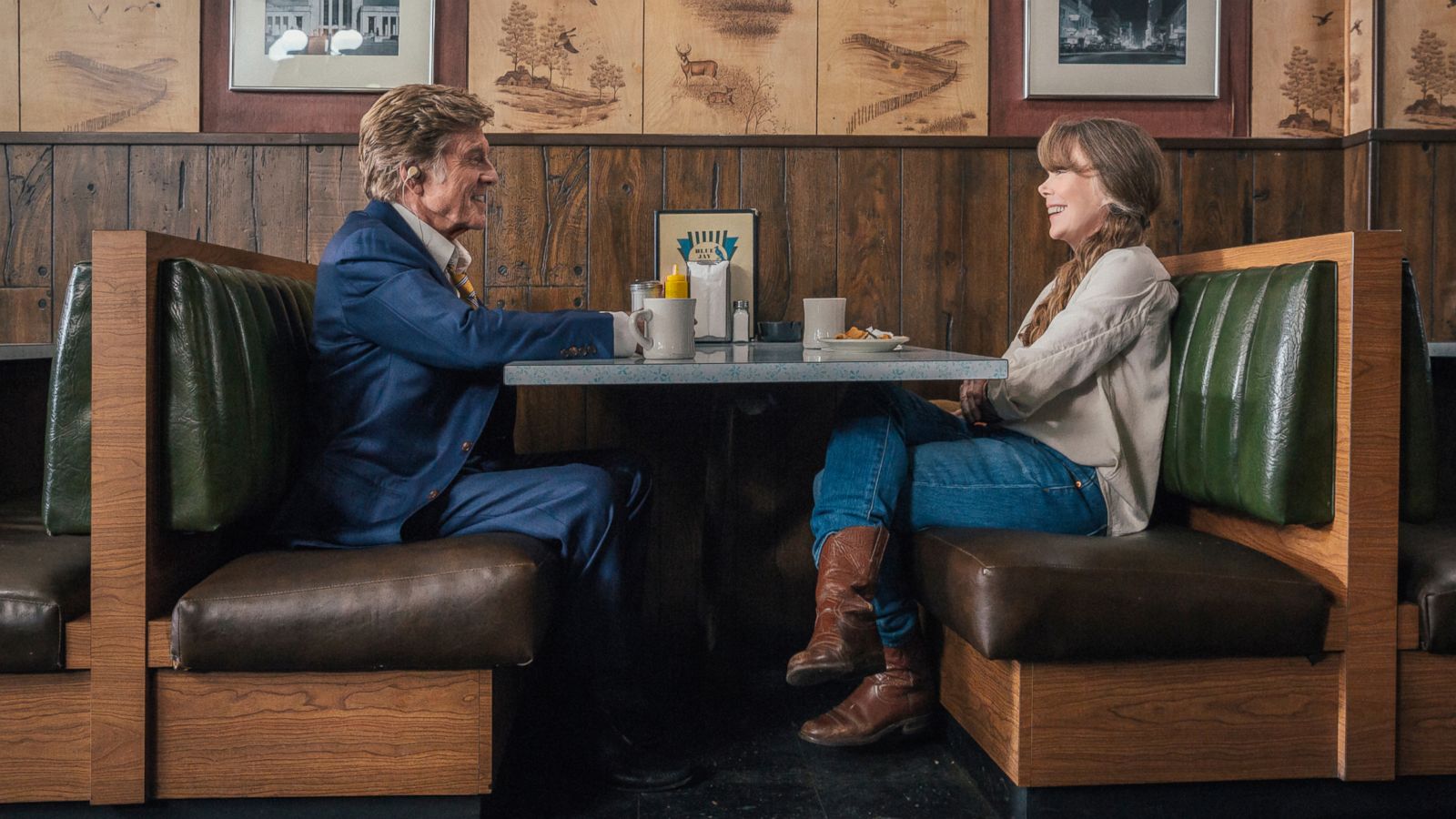 PHOTO: Robert Redford as "Forrest Tucker" and Sissy Spacek as "Jewel" in the film THE OLD MAN & THE GUN.