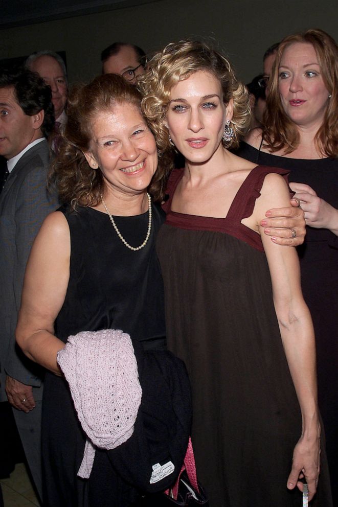 PHOTO: Sarah Jessica Parker with mother Barbra at the "Wonder Of The World" opening night after-party in New York, Nov. 1, 2001.