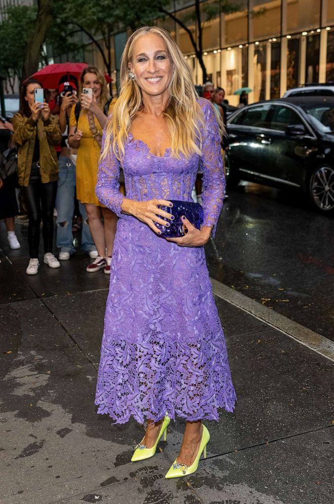PHOTO: Sarah Jessica Parker is seen arriving to The Daily Front Row's 10th Annual Fashion Media Awards at The Rainbow Room during New York Fashion Week, Sept. 8, 2023, in New York.