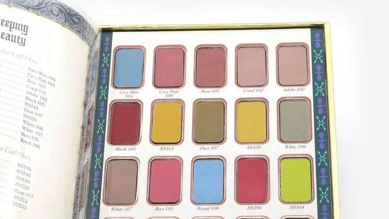 PHOTO: Besame Cosmetics' 1959 Sleeping Beauty Eyeshadow Palette.