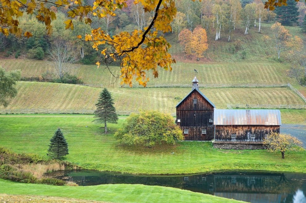 PHOTO: Picturesque Sleepy Hollow Farm is seen, Oct. 15, 2018, in Pomfret, Vt.