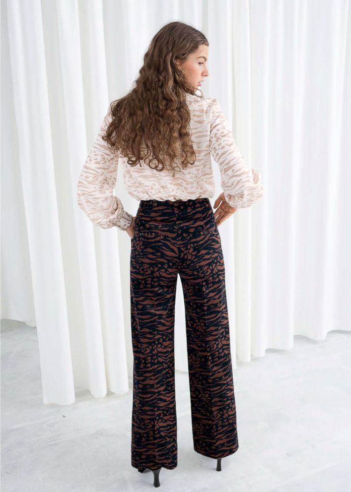 PHOTO: Style Hint: We like to think of this pattern as the animal print equivalent of camouflage, meaning you can wear these pants with everything and everywhere.