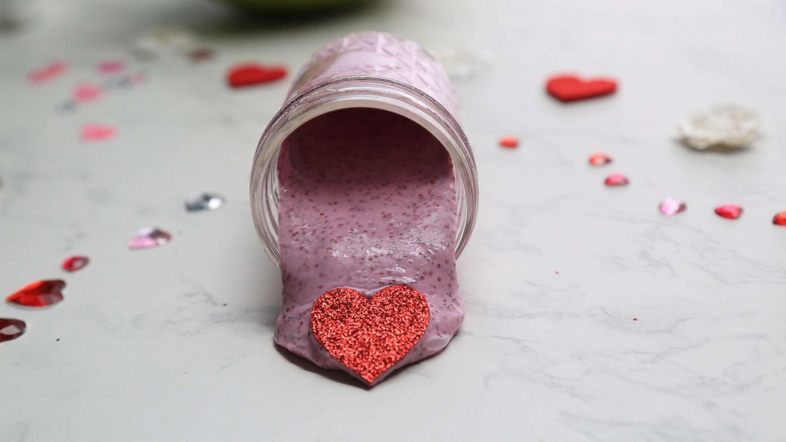 PHOTO: Your kids will love making this DIY Valentine's Day slime!