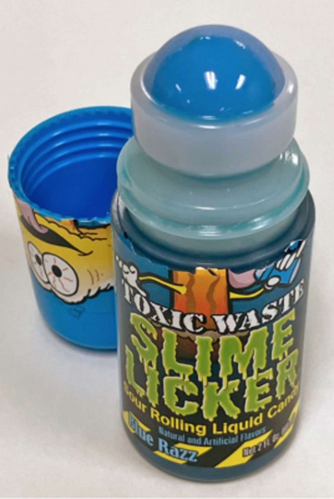 PHOTO: Slime Licker Sour Rolling Liquid Candies.