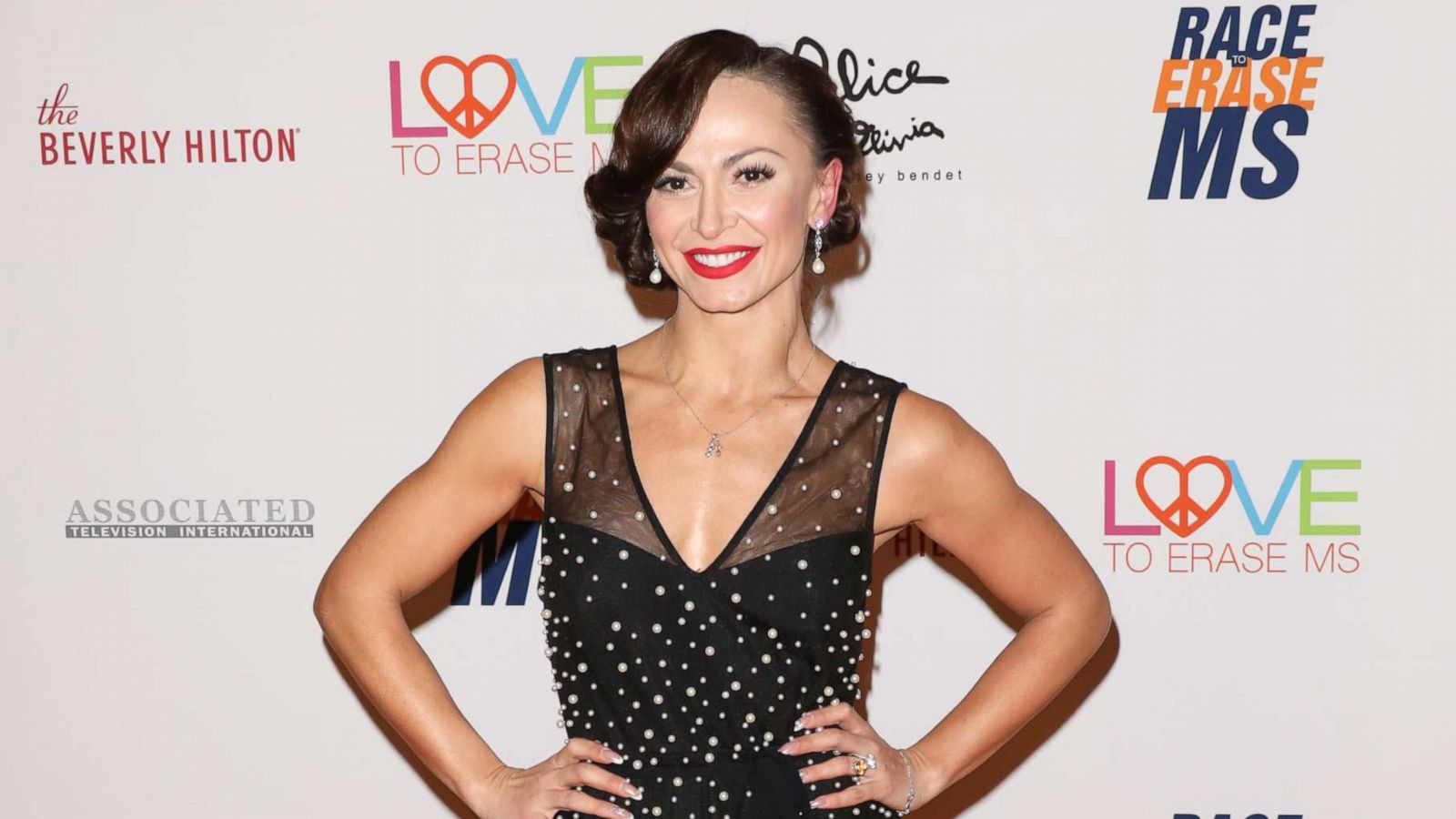 PHOTO: Karina Smirnoff at The Beverly Hilton Hotel on May 10, 2019 in Beverly Hills, Calif.