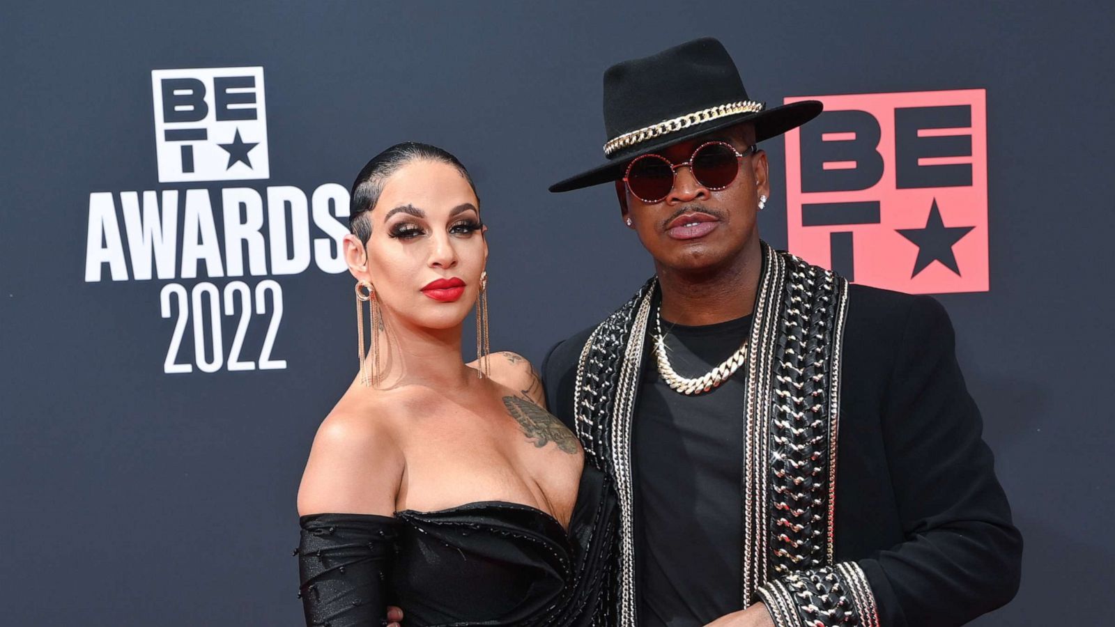 PHOTO: Ne-Yo and Crystal Smith attend the 2022 BET Awards at Microsoft Theater, June 26, 2022, in Los Angeles.