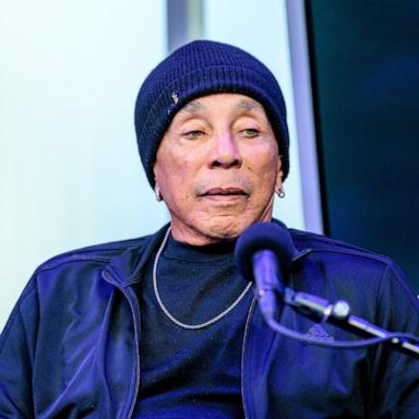 PHOTO: In this April 23, 2025, file photo, Smokey Robinson discusses the new album "What the World Needs Now" at SiriusXM Studios in New York.