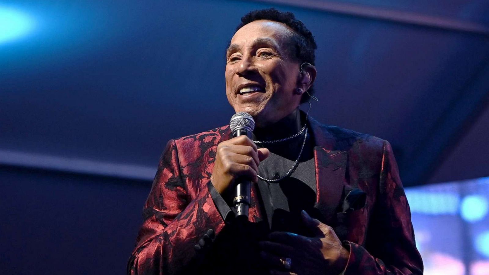 PHOTO: Smokey Robinson performs at a benefit concert, Oct. 16, 2021, in Las Vegas.