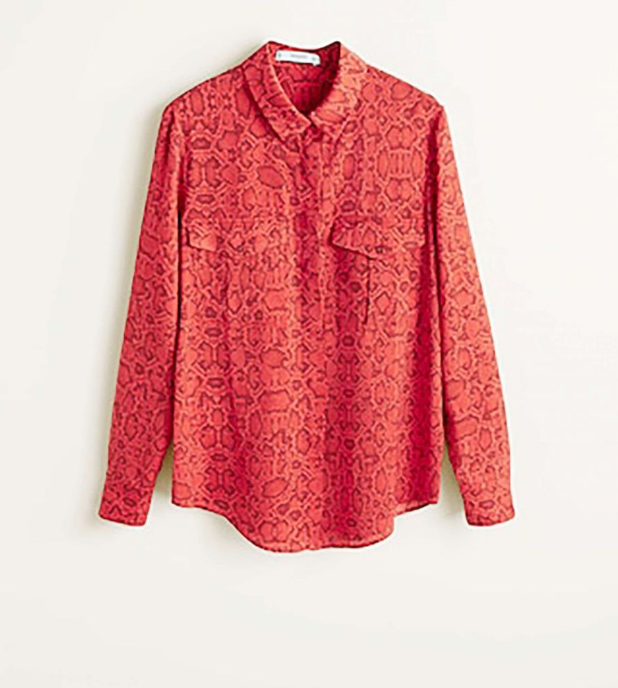 PHOTO: Style Hint: Pair this blouse with the matching skirt above, or go for a more casual, yet pulled-together look by pairing it with fall's ultra-dark denim.