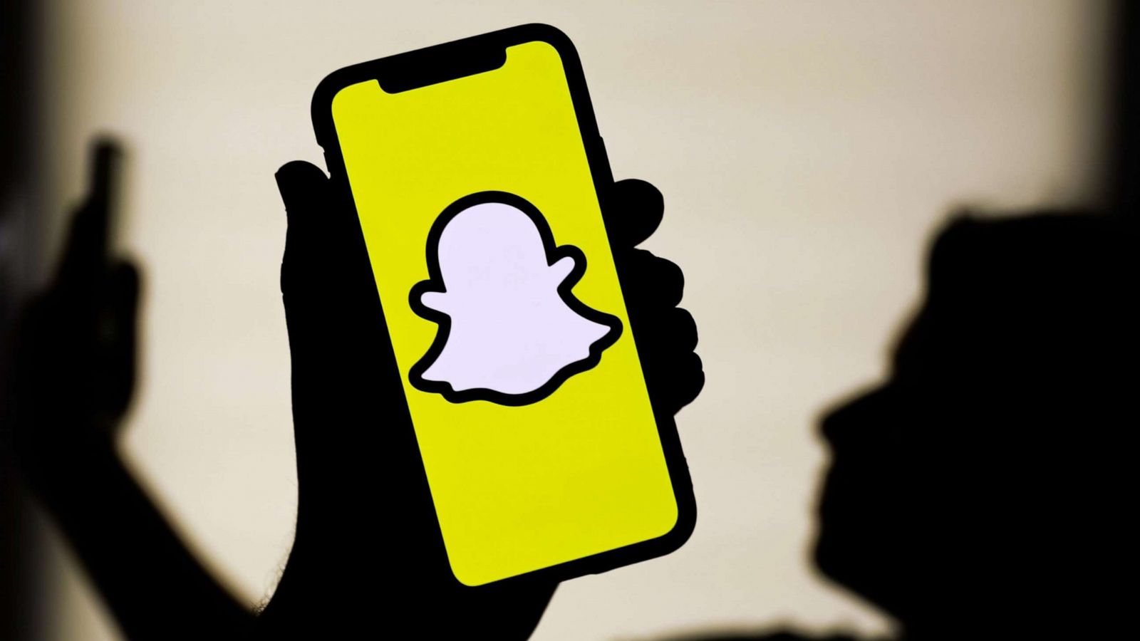 PHOTO: The Snapchat logo is displayed on a phone screen in an undated stock image.