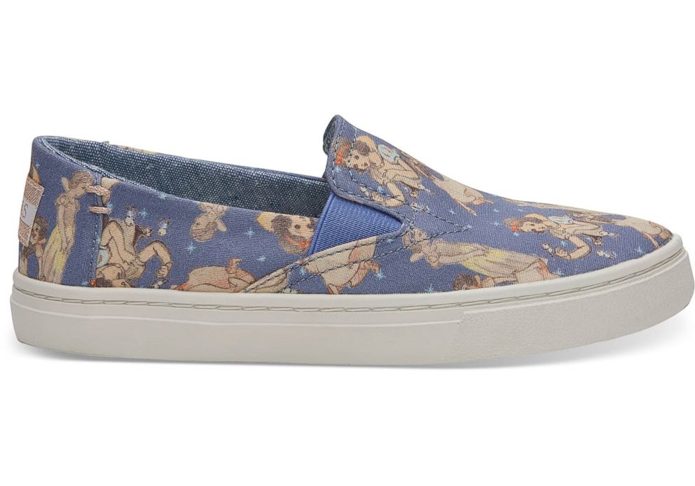 PHOTO: Disney and TOMS have released youth Snow White shoes too.