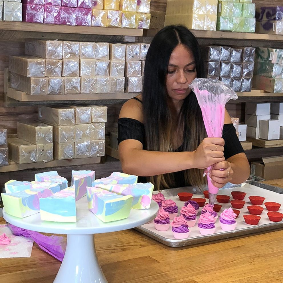 VIDEO: These cupcakes are actually made of soap
