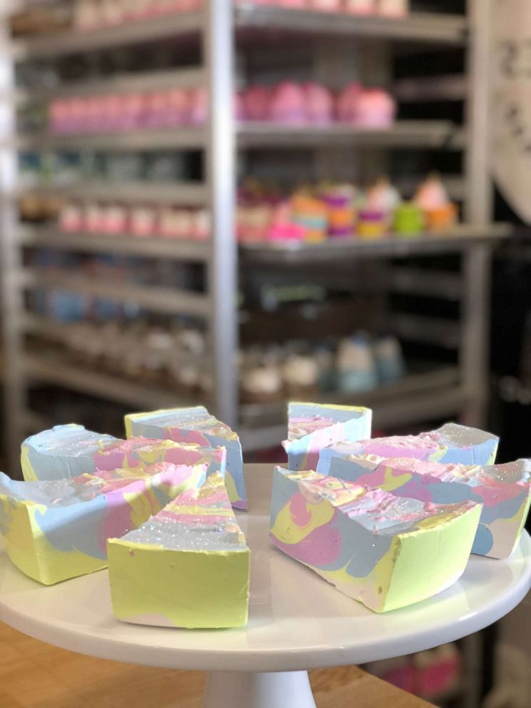 PHOTO: Soap Cherie in Brooklyn, New York has a line of soaps that looks like dessert.