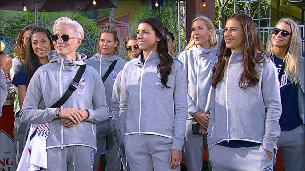 PHOTO: The U.S. Women's National Soccer Team stopped by "GMA" on May 24, 2019, as they get set to head off to the 2019 FIFA World Cup in France.