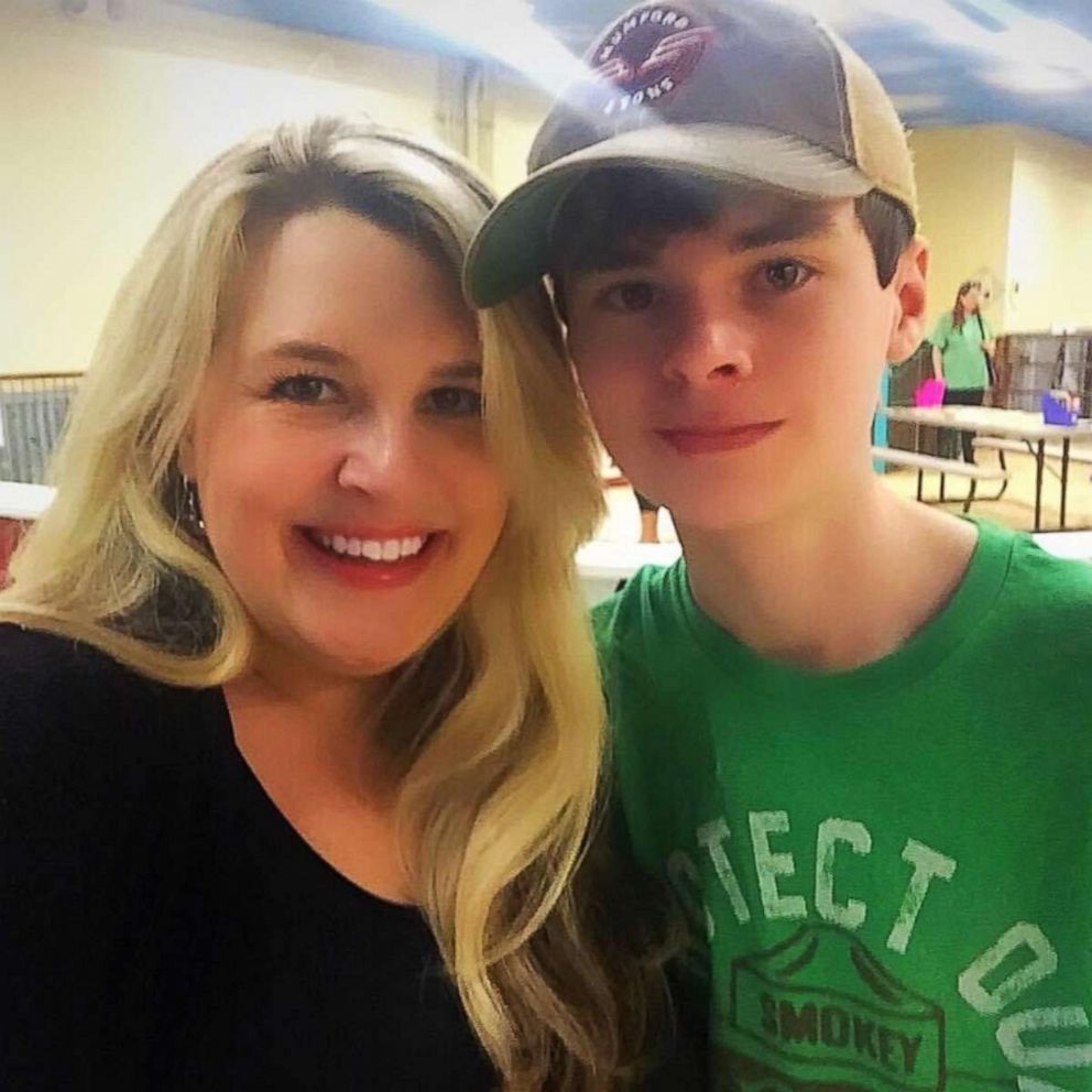PHOTO: Melody Alderman, a mom of one from Coeur d'Alene, Idaho, wrote a piece for the popular website Scary Mommy titled, "I Never Expected To Be A Single Mom, Let Alone A Solo Mom." Alderman is seen in this undated photo with her son, Ayden, 14.