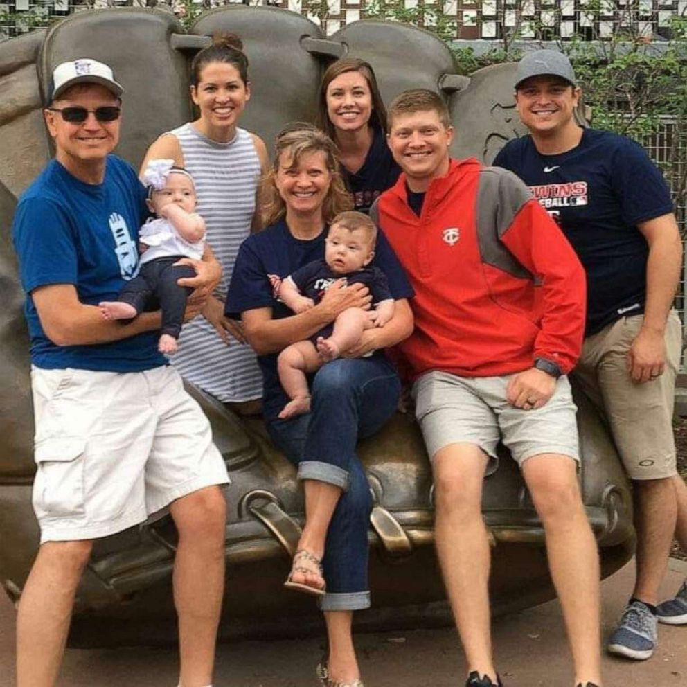 PHOTO: Ryne and Rachel Jungling of Mandan, North Dakota, are seen with family in an undated photo.