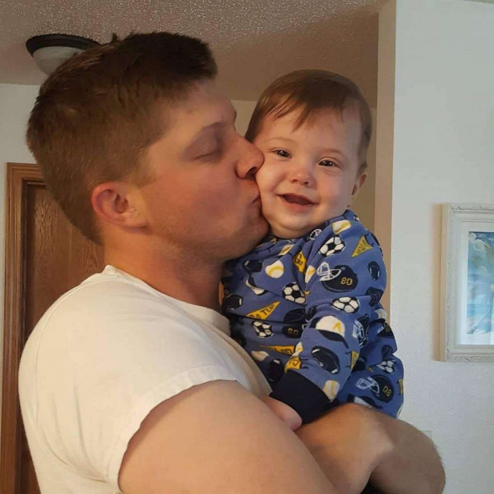 PHOTO: Anders Jungling is pictured in an undated photo with his father, Ryne Jungling.