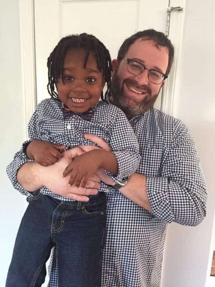 PHOTO: Curtis Rogers, 7, is seen in an undated photo with his father, Kevin Rogers of Raleigh, North Carolina.