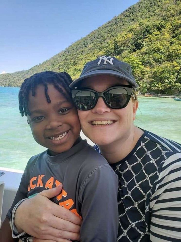 PHOTO: Curtis Rogers, 7, is seen in an undated photo with his mother, Elissa Rogers of Raleigh, North Carolina.