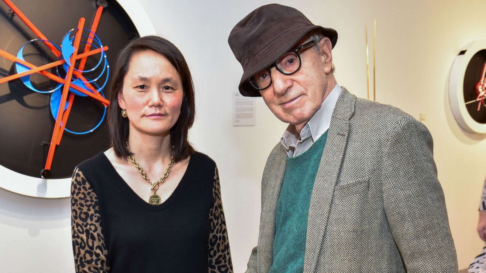 PHOTO: Soon-Yi Previn and Woody Allen attend The Art Show Gala Preview at Park Avenue Armory, Feb. 27, 2018, in New York.