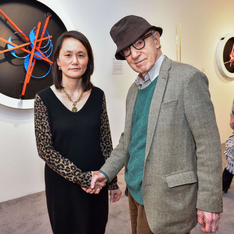 PHOTO: Soon-Yi Previn and Woody Allen attend The Art Show Gala Preview at Park Avenue Armory, Feb. 27, 2018, in New York.