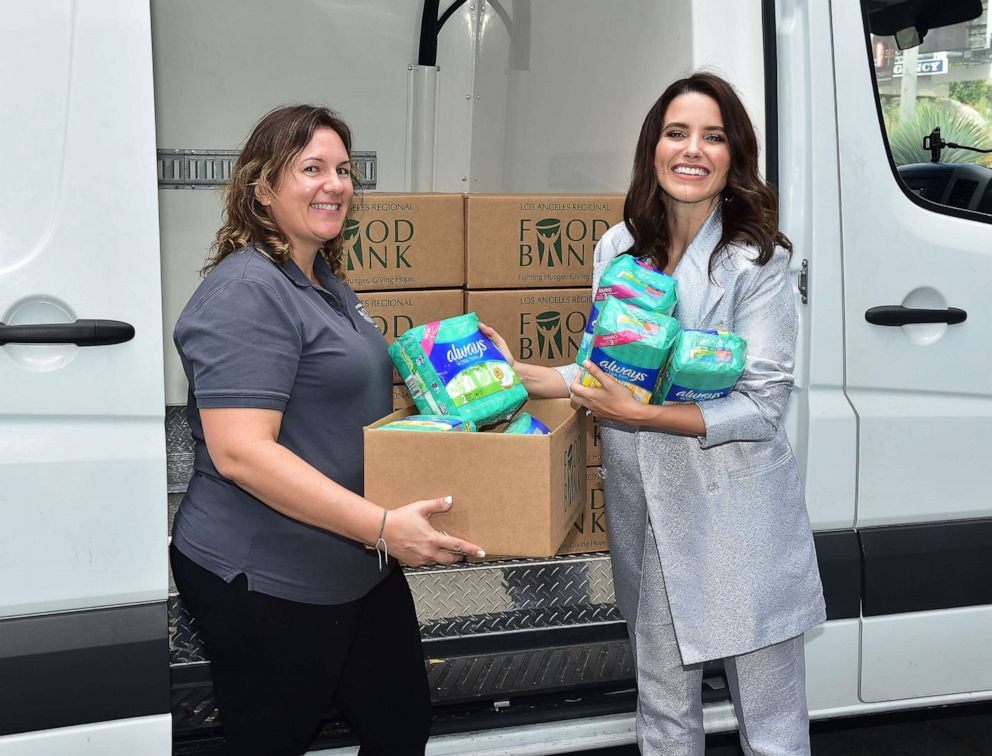 PHOTO: Always joined forces with actress Sophia Bush for a campaign to help end period poverty in the U.S. 