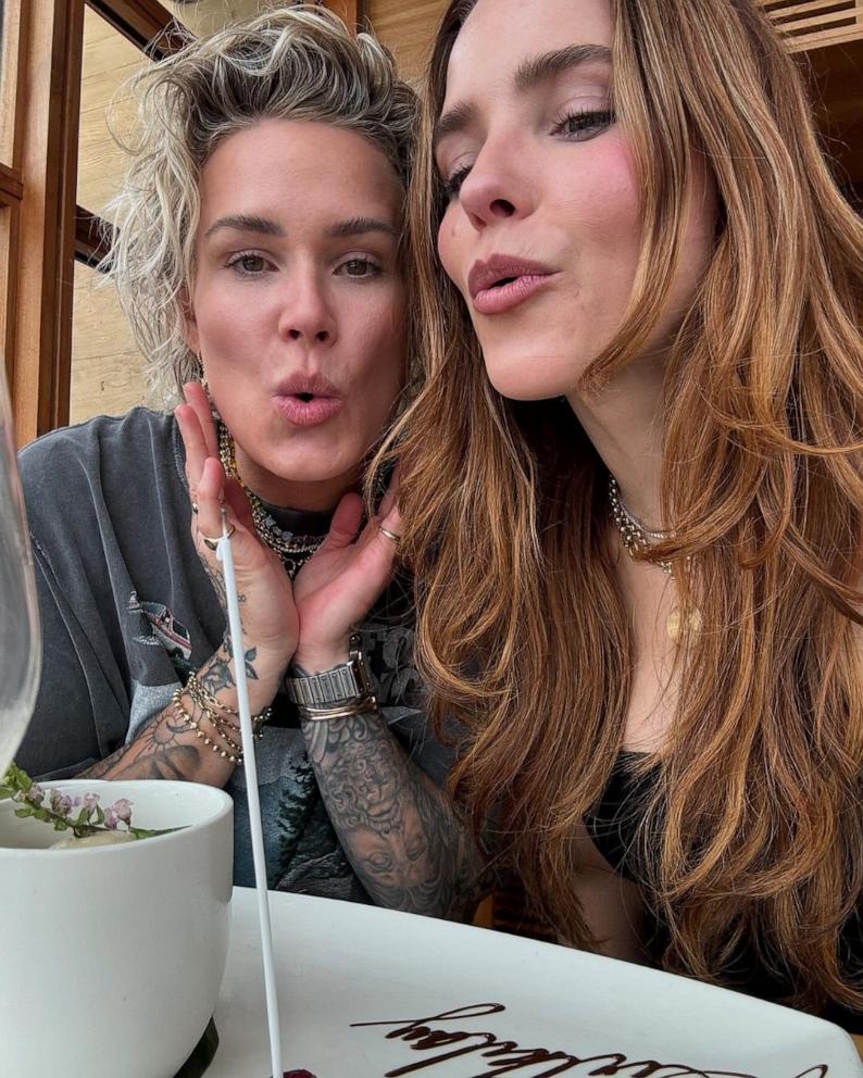 PHOTO: Sophia Bush appears with Ashlyn Harris in a photo shared on her Instagram account on July 9, 2024.