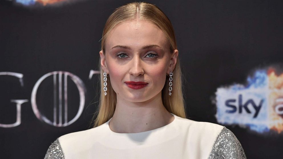 PHOTO: Sophie Turner attends the "Game of Thrones" Season 8 screening at the Waterfront Hall, April 12, 2019, in Belfast, Northern Ireland. 