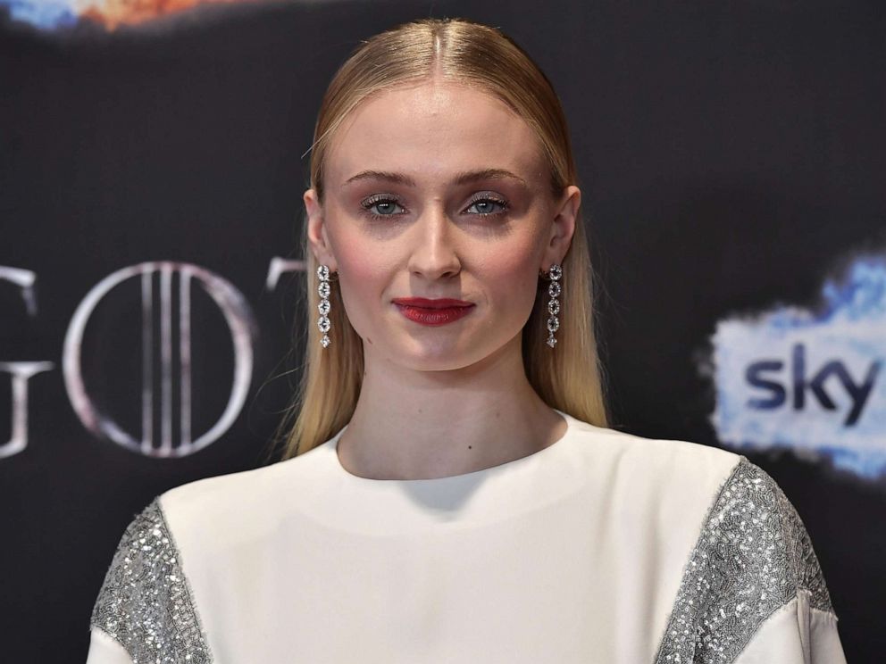PHOTO: Sophie Turner attends the Game of Thrones Season 8 screening at the Waterfront Hall, April 12, 2019, in Belfast, Northern Ireland.