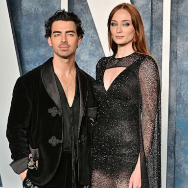 Sophie Turner Matched Joe Jonas in Black at the 2023 Vanity Fair Oscars  After Party