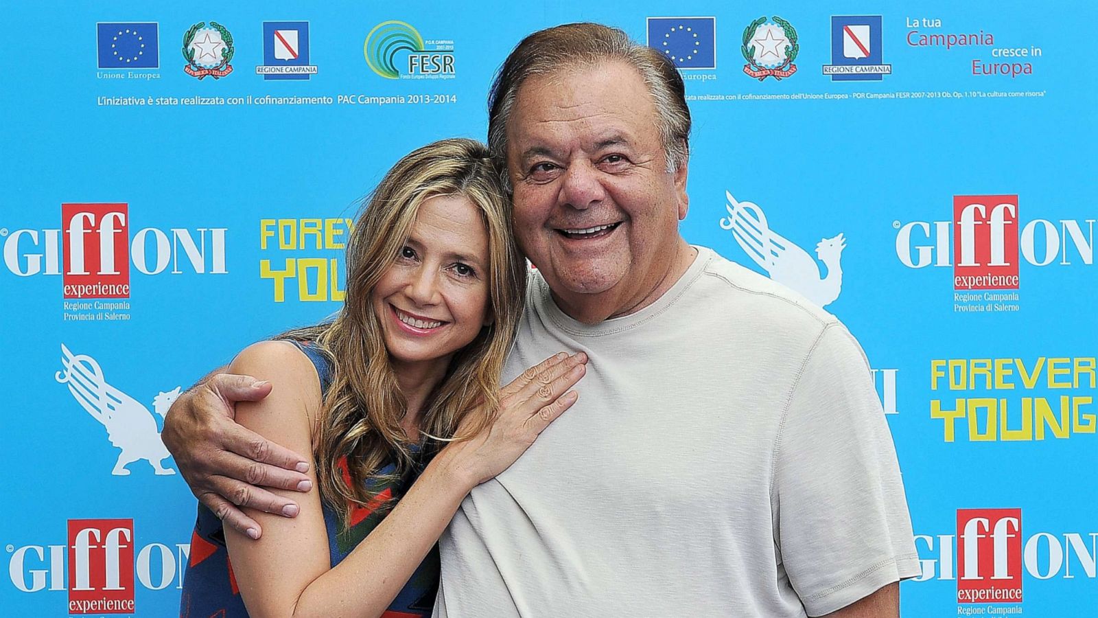 PHOTO: Mira and Paul Sorvino attends 2013 Giffoni Film Festival photocal, July 20, 2013, in Giffoni Valle Piana, Italy.