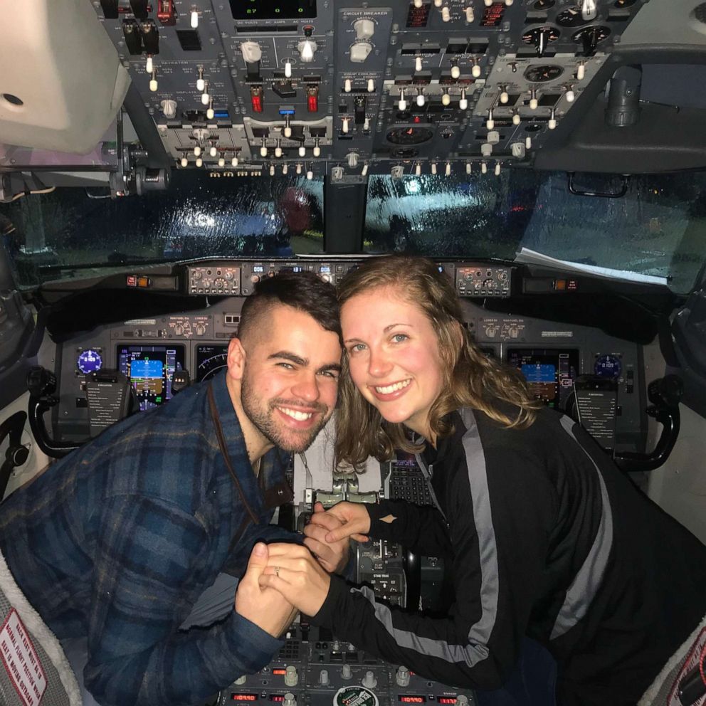 VIDEO: This woman was shocked when her boyfriend surprised her on flight and proposed 
