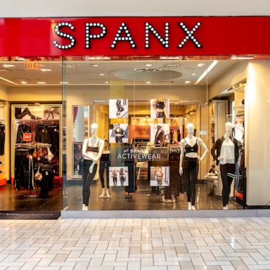 PHOTO: In this Jan. 14, 2020, file photo, a Spanx storefront is shown in Tysons Corner Center, in Tysons, Virginia.