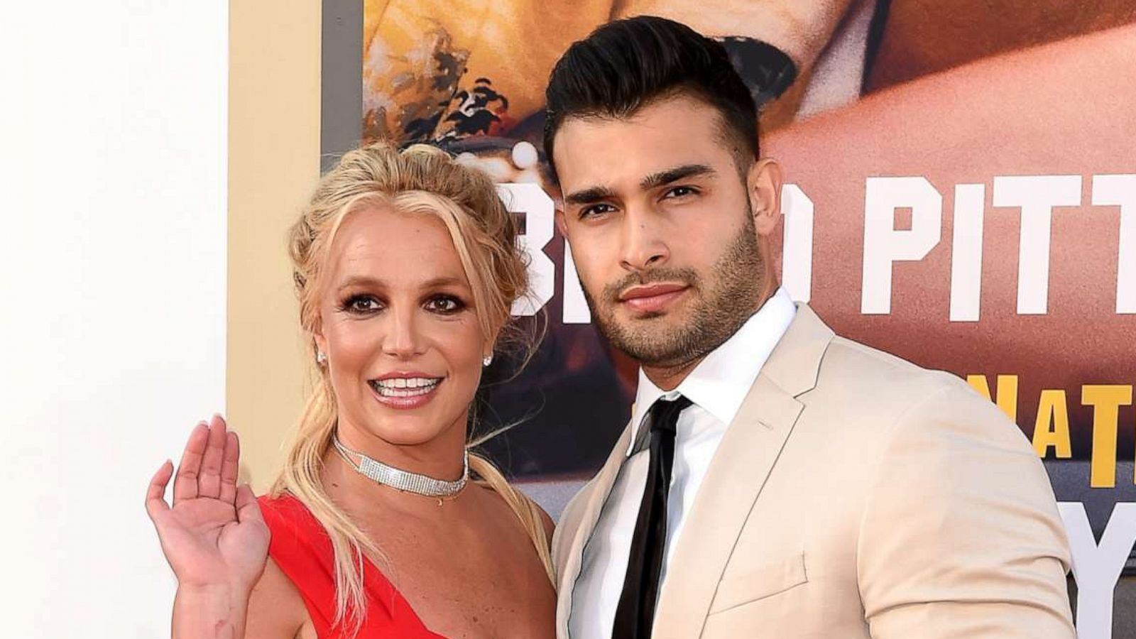 PHOTO: Britney Spears and Sam Asghari attend Sony Pictures' "Once Upon a Time ... in Hollywood" Los Angeles Premiere, July 22, 2019, in Hollywood, Calif.