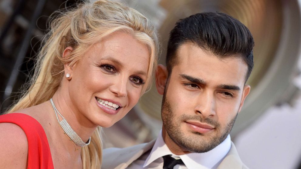 PHOTO: Britney Spears and Sam Asghari attend Sony Pictures' "Once Upon a Time ... in Hollywood" Los Angeles Premiere on July 22, 2019 in Hollywood, Calif.