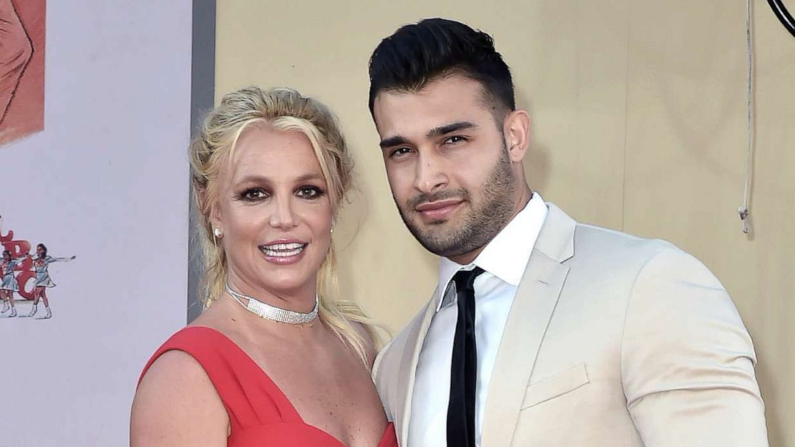 PHOTO: Britney Spears and Sam Asghari attend an event, July 22, 2019, in Hollywood, Calif.