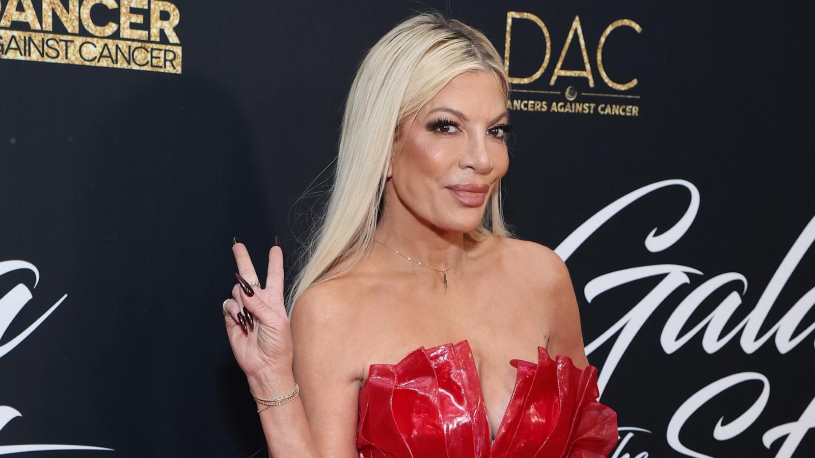 PHOTO: Tori Spelling attends the 10th Annual Gala of The Stars awards at The Beverly Hilton on Oct. 9, 2024 in Beverly Hills, Calif.