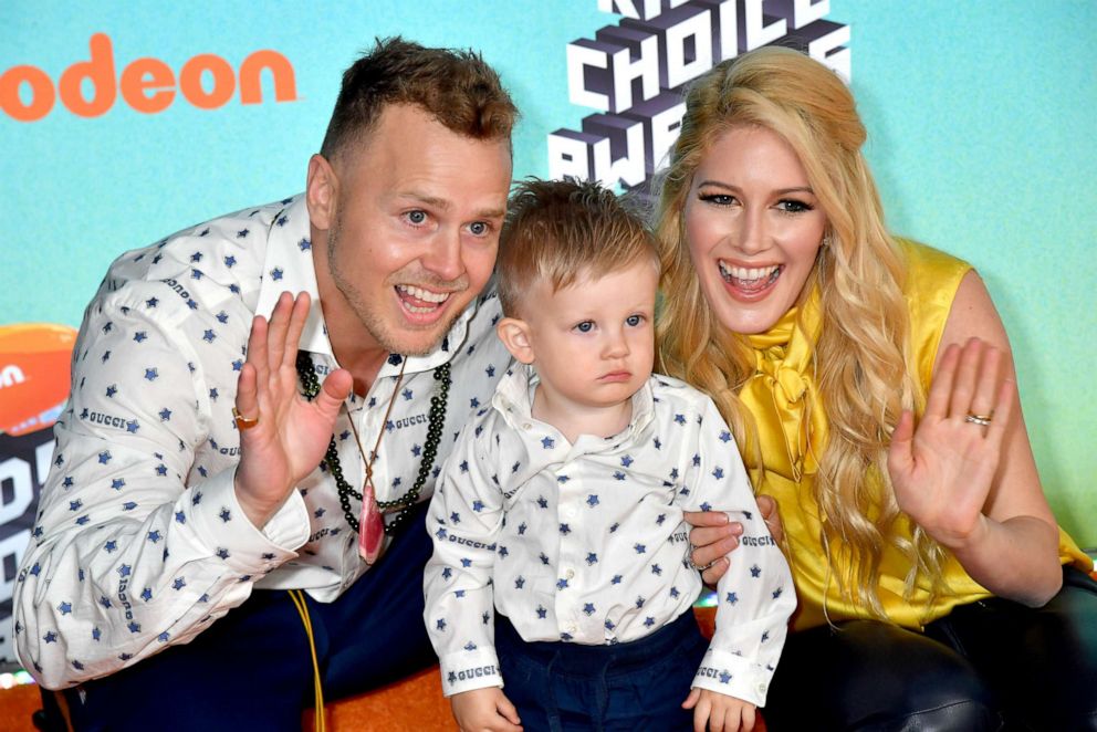 PHOTO: Spencer Pratt, Gunner Stone and Heidi Montag attend Nickelodeon's 2019 Kids' Choice Awards at Galen Center on March 23, 2019, in Los Angeles.
