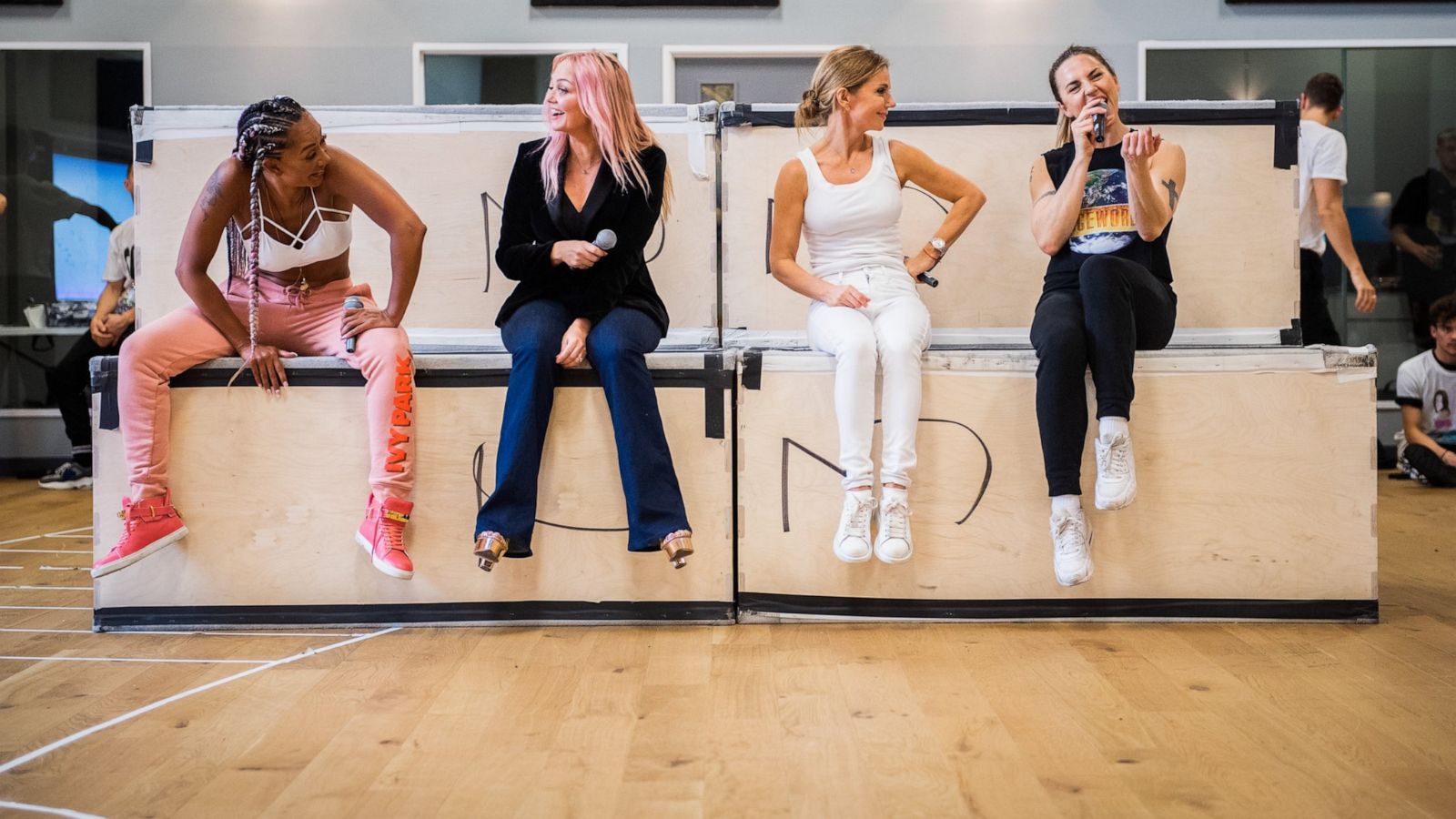 PHOTO: The Spice Girls posted a photo from their rehearsals for their upcoming World Tour on Twitter.