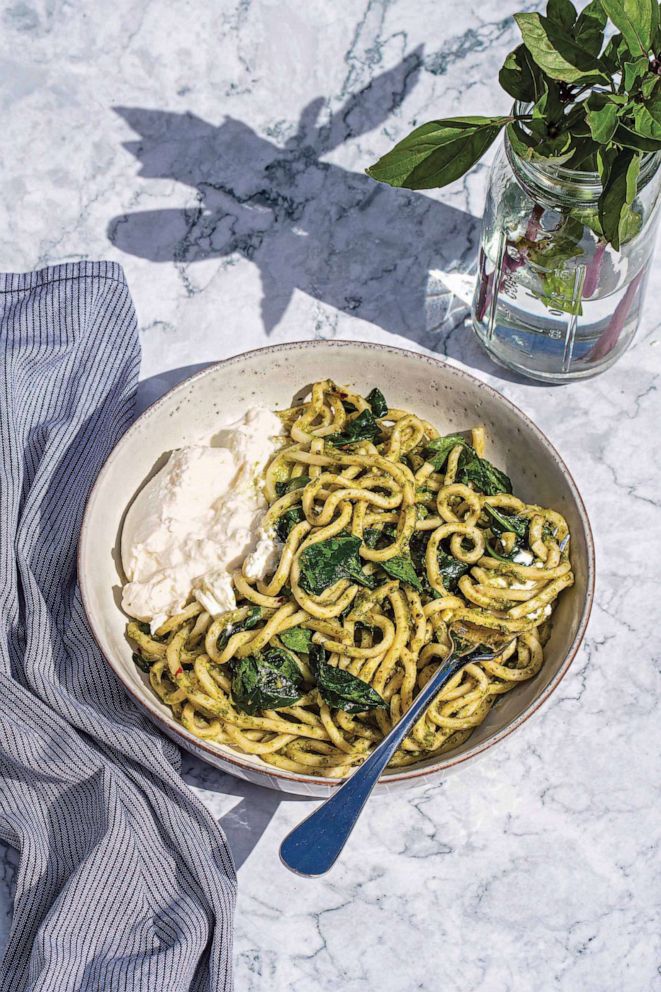 PHOTO: Almond pesto from Ronnie Woo's debut cookbook