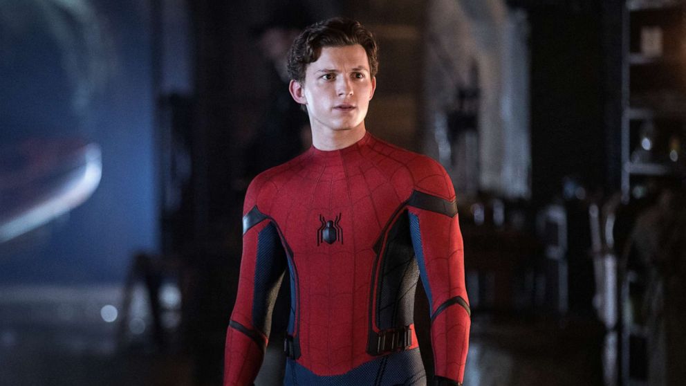 Tom Holland appears as Spider-Man.