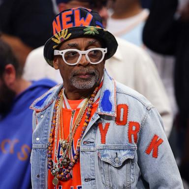 PHOTO: Spike Lee looks on before Game Five of the 2026 NBA Finals between the San Antonio Spurs and the New York Knicks at Frost Bank Center on June 13, 2026 in San Antonio, Texas.