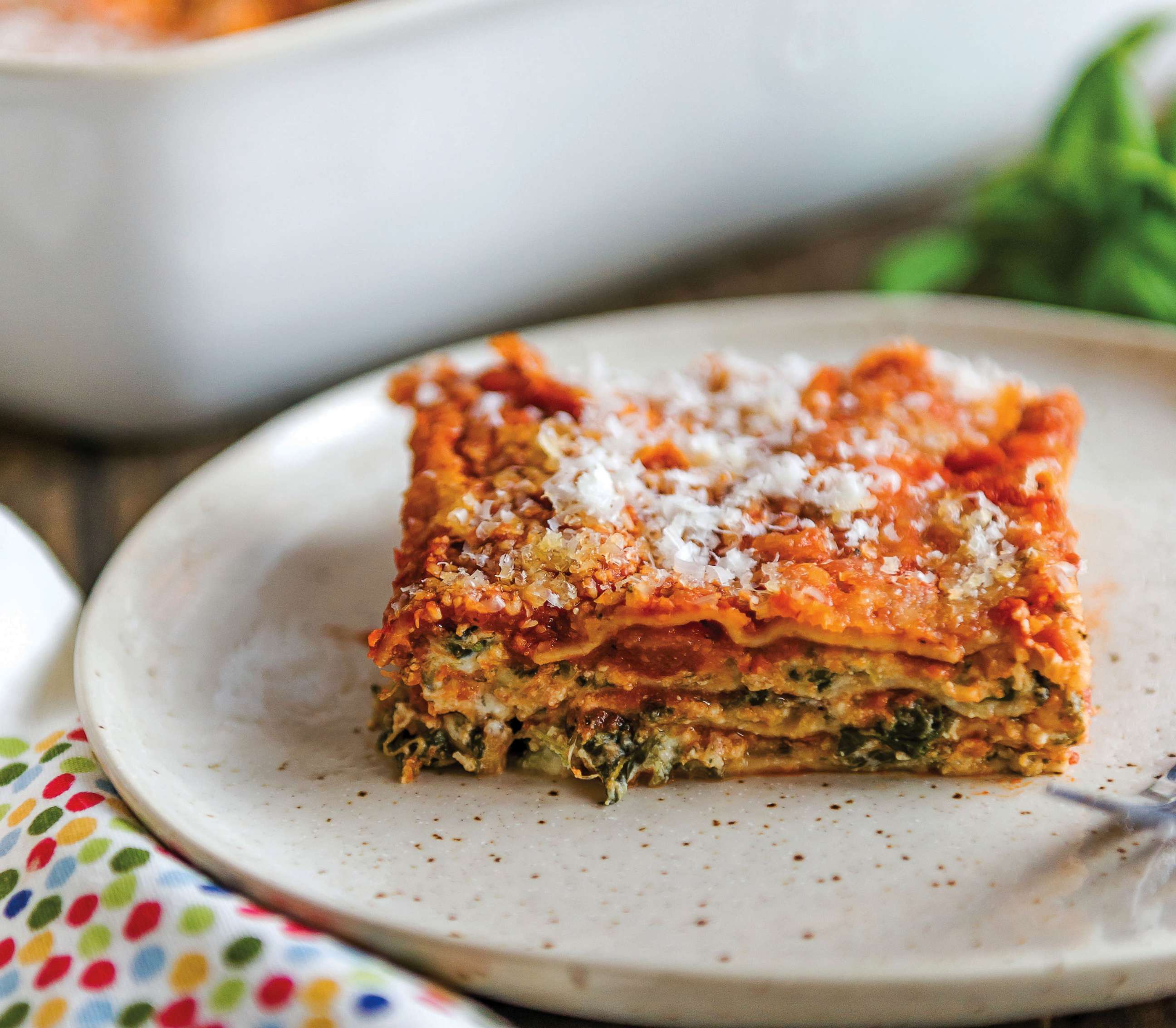 PHOTO: The easiest spinach lasagna from Lisa Leake.